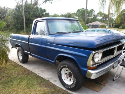 Clean california short bed pickup trucked 4x4 no rust has orig red oxide primer