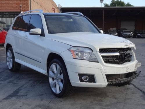 2010 mercedes-benz glk-class glk350 4matic damaged repairable salvage runs!