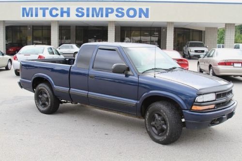 2001 chevrolet s-10 4x4 extended cab ls   no reserve auction   perfect carfax