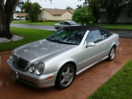 2000 mercedes clk 430 sport amg cabrio