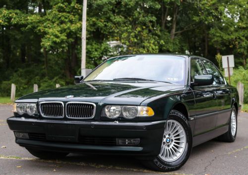 2001 bmw 750il long navigation 66k mil pa inspected serviced v12 carfax rare