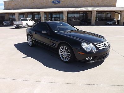 Sl-550 v8 2dr roadster 5.5l amg sport pkg high performance off lease convertible