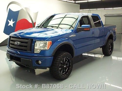 2010 ford f150 fx4 crew 4x4 lift leather 20&#034; wheels 37k texas direct auto