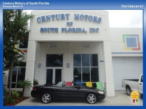 2005 chrysler sebring conv touring low mile leather non smoking niada certified