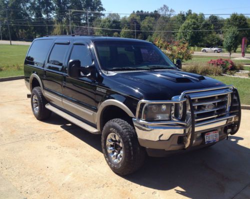 2002 ford excursion limited edition 7.3 diesel powerstroke 4x4 4 door crew cab