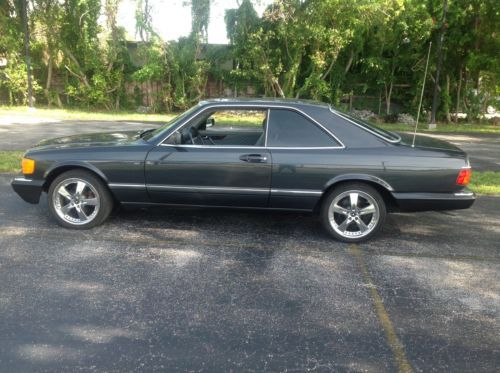 1991 mercedes-benz 560 sec coupe.   classic mercedes 126 chassic