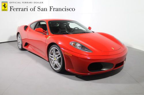 F430 coupe rosso corsa rare manuel shift w/ shields power daytonas