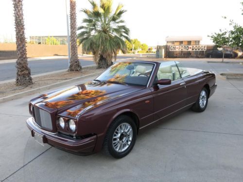 1999 bentley azure convertible low reserve damaged rebuildable salvage 99 rare !