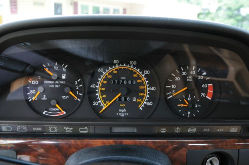 1991 mercedes benz 560sec