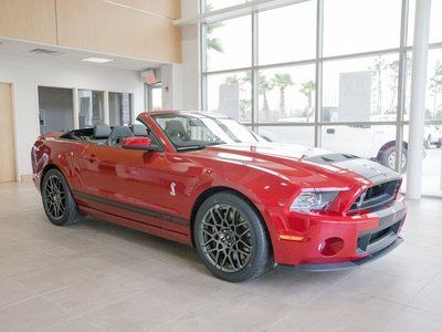 Shelby gt500 new manual convertible 5.8l cd supercharged rear wheel drive a/c
