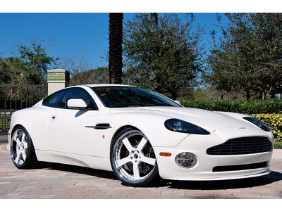 Aston martin vanquish s, rare color combo! fresh service! warranty!