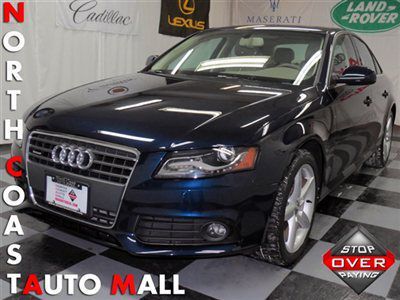 2011(11)a4 2.0t quattro fact w-ty blue/beige navi back up heat moon save huge!!!