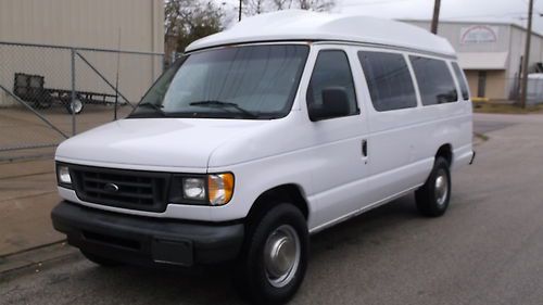 2003 ford e350 5 passenger high top wheel chair van with ricon lift