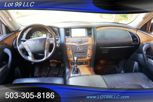 2011 qx56 v8 auto heated leather gps moon roof 2 owners