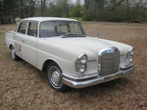 1961 mercedes 220 s benz antique classic 220s fintail sedan