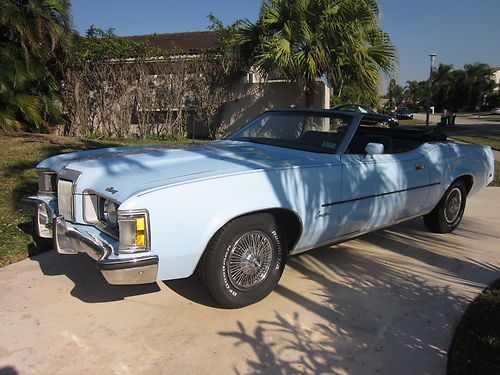 1973 mercury cougar xr7 convertible 351 cleveland