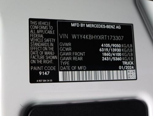 2024 Mercedes-Benz Sprinter 2500 Standard Roof I4 Diesel 144 RWD, US $48,888.00, image 34