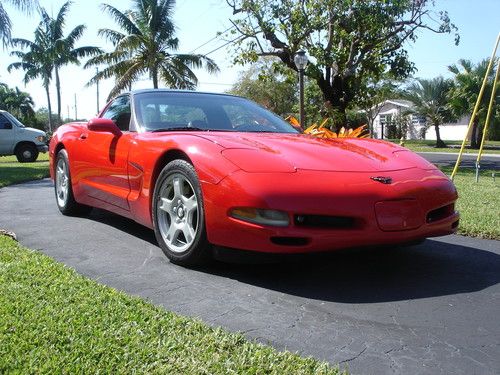 1997 corvette c5 coupe auto torch red  clean title