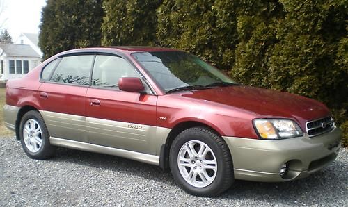 2002 subaru legacy outback h6 vdc awd heated leather moon roof nice