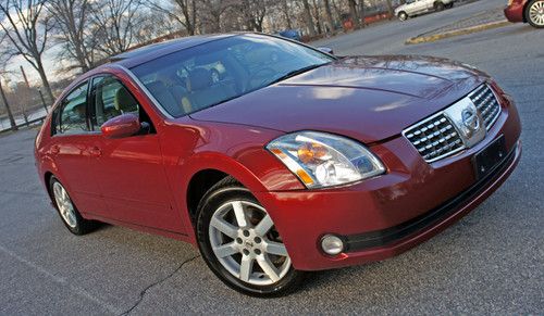 2005 nissan maxima se fully loaded sedan 3.5l automatic sunroof leather clean!