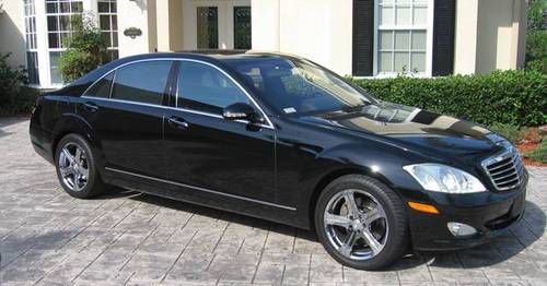 2007 mercedes s550 - black - excellent condition