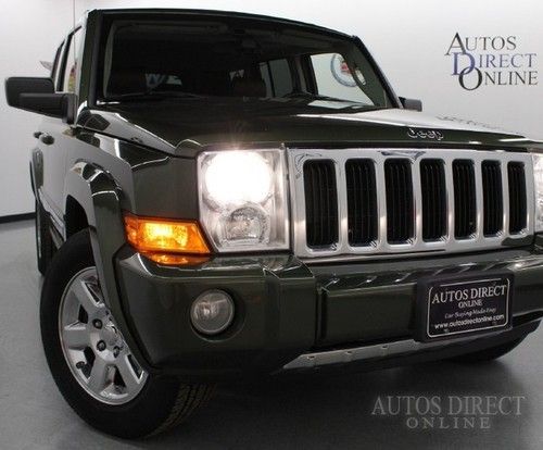 We finance 2007 jeep commander limited 4wd 3rows clean carfax navi bckupcam 6cd