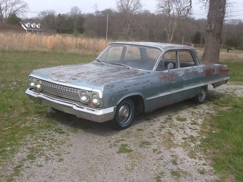 63 bel air barn find