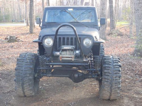 Jeep wrangler rock crawler mud dana 60 39 inch swamper tires
