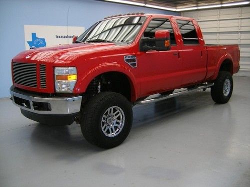 We finance!!!  2008 ford f-250 regency 4x4 powerstroke diesel lift cd 17 rim tow