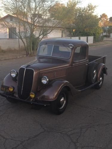1937 ford pick-up 3100 1/2ton~orig~flathead v8~85hp~norust~california~noreserve~