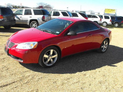 2007 pontiac g6 gt convertible 2-door 3.9l, no reserve! high bidder wins!