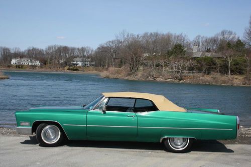 1968 cadillac deville convertible super low miles to restore no reserve!!!