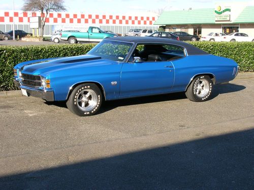 1971 chevrolet ss454 chevelle 2 door hardtop