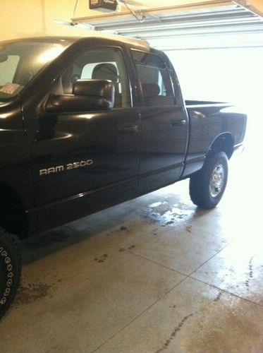 2004 dodge ram 2500 4x4 quad cab slt, with westen snow plow