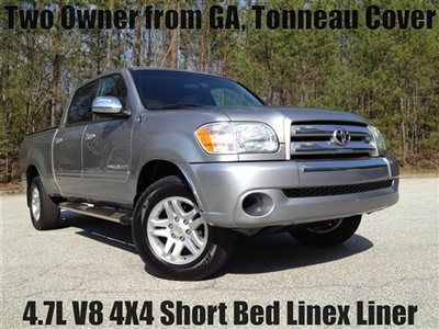 Two owner from ga sr5 4.7l v8 4x4 linex liner tonneau cover alloys 4wd short bed