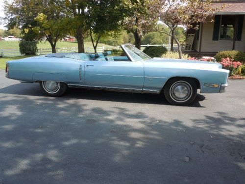 1971 cadillac eldorado convertible no reserve