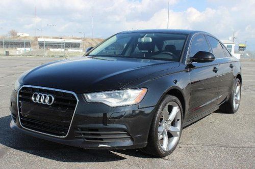 2012 audi a6 2.0t premium sedan fronttrak multitronic salvage only 4k miles l@@k