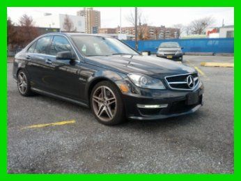 2012 c 63 amg 6.2l v8 7 speed, 451 hp, navi, back up cam harmon kardon, mint!!!