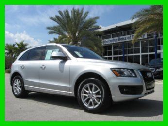 10 silver q-5 awd 3.2l v6 suv *panorama sunroof *navigation *rear view camera*fl