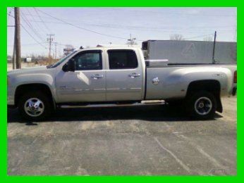 2008 gmc sierra 3500 turbo 6.6l v8 32v 4wd leather  sunroof navigation dvd tv