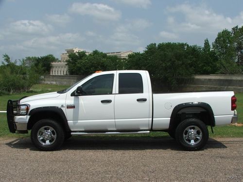 08 ram 2500 quad cab slt 6.7l diesel 4x4 83k swb alloys sunroof immac