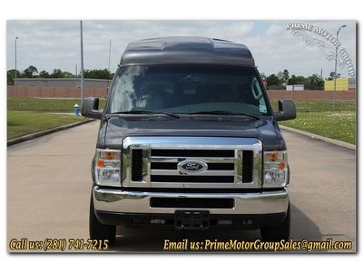 2008 ford e150 high top conversion explorer limited pkg,tv,clean title