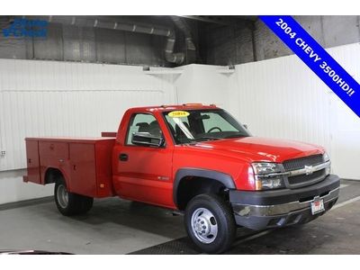 Silverado 3500 work truck drw and reading utility body ready for work lo-miles!!