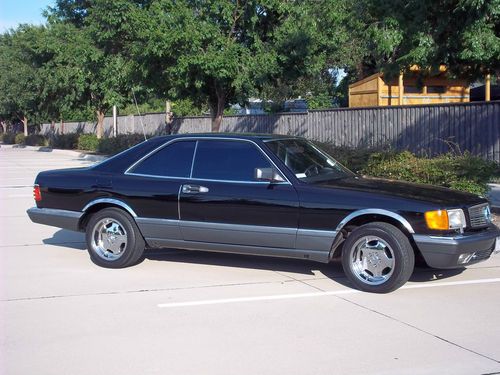 1991 mercedes-benz 560sec base coupe 2-door 5.6l