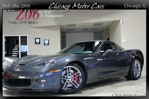2009 chevrolet corvette z06 with 3lz full leather navigation bose chromes wow$$
