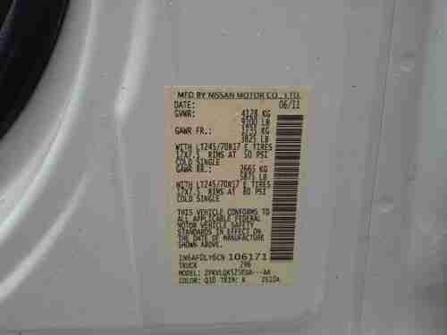 2012 Nissan NV 2500 S, image 16