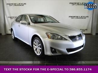 2011 lexus is250 leather certified awd 6cd bluetooth xm heated &amp; cooled seats