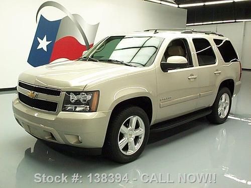 2007 chevy tahoe ltz 4x4 6pass nav dvd htd seats 76k mi texas direct auto