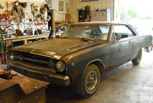 1968 dodge dart gts 383 automatic on floor redline