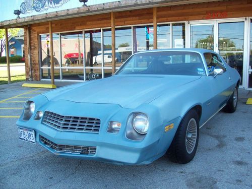 1978 chevrolet camaro original california car. survivor with 30,000 miles